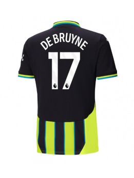 Manchester City Kevin De Bruyne #17 Auswärtstrikot 2024-25 Kurzarm